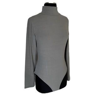 Mock-Neck Slim Fit Bodysuit